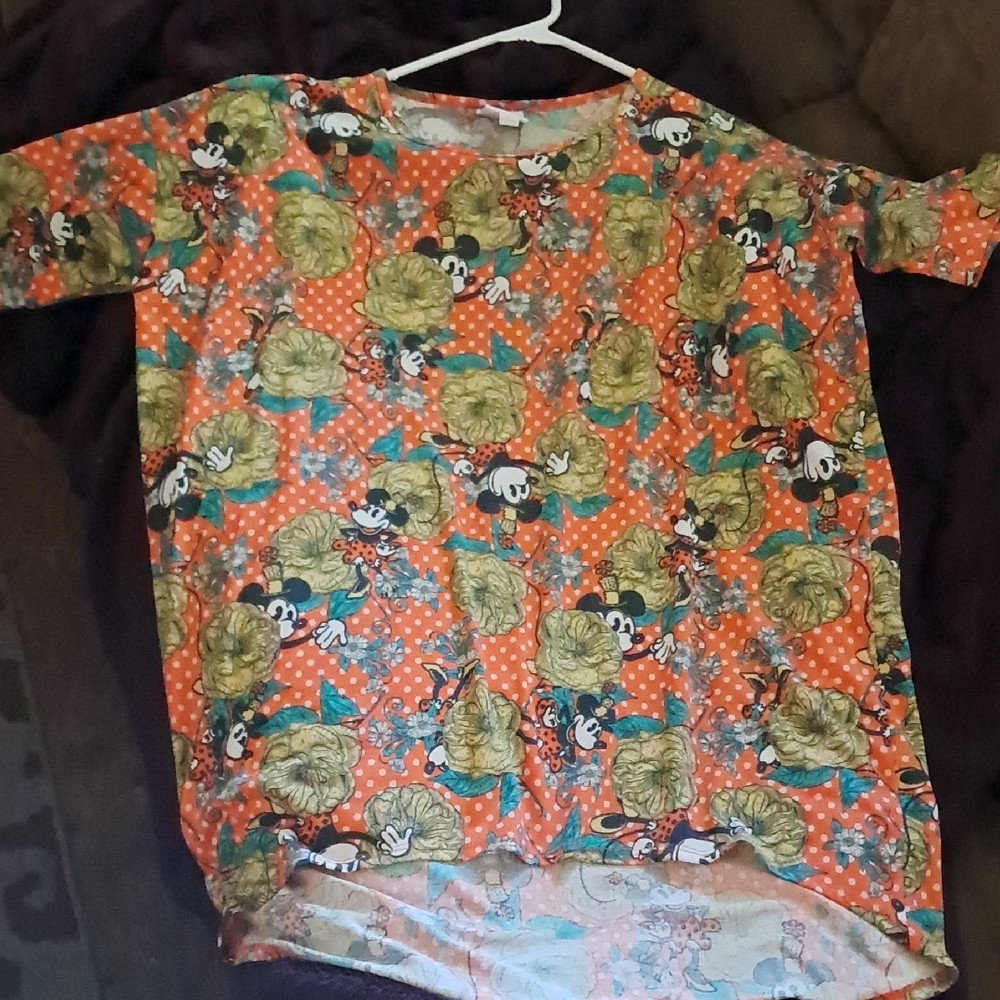 Lularoe Minnie Mouse Irma Top